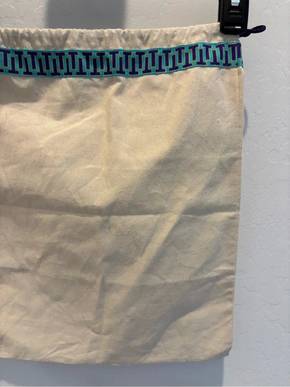 Tory Burch Canvas Drawstring Dust Bag
